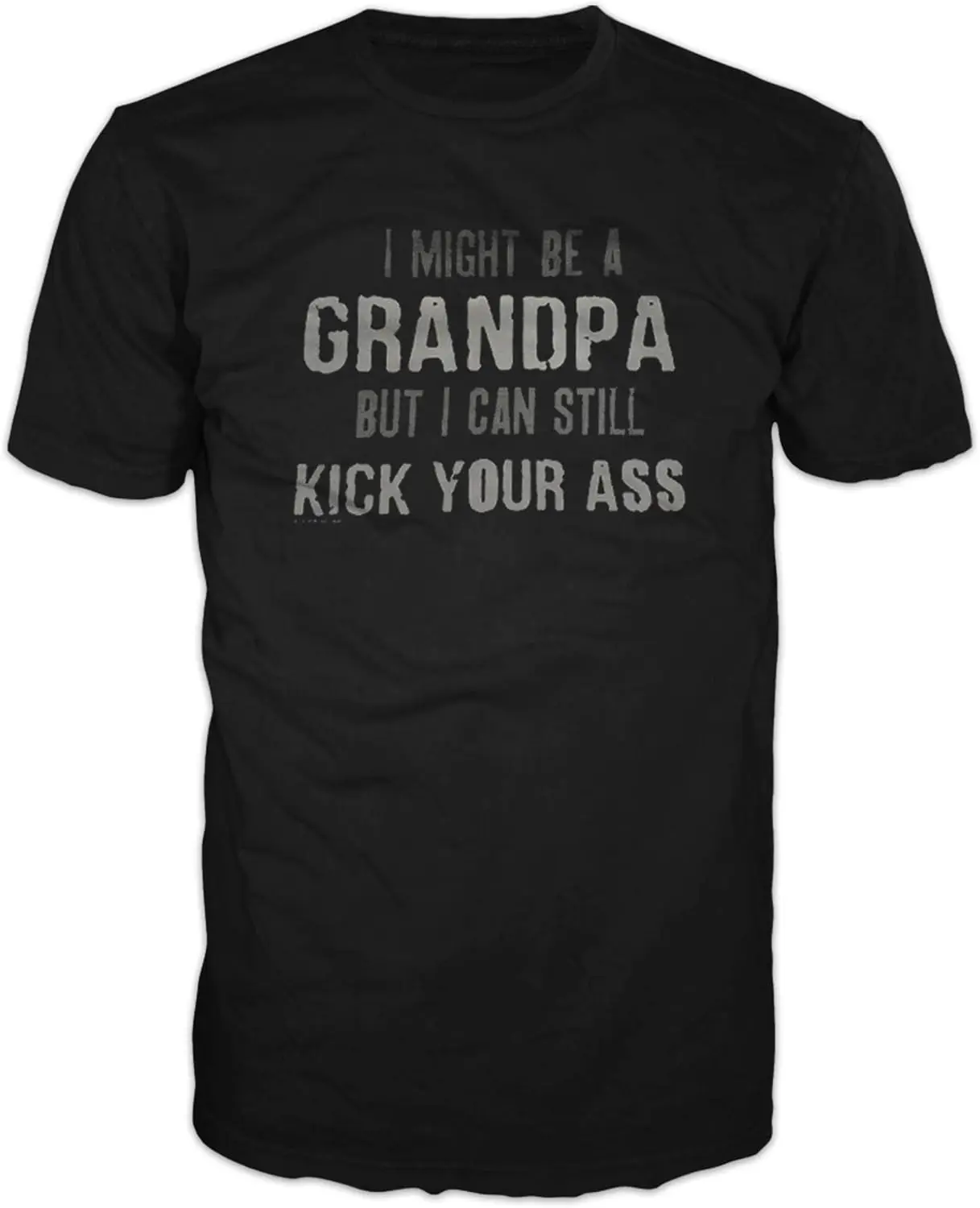 Cool Grandpa Shirt Kicking Ass Grandfather Gifts for Dad Father's Day Mens Novelty Sarcastic Funny T Shirt