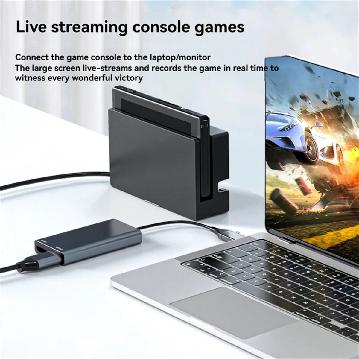 wilwill HDTV Video Capture Card USB Type-C HDMI-Compatible Video Grabber Box 4k 60HZ Loop-Out for PC Computer Camera Live Gaming