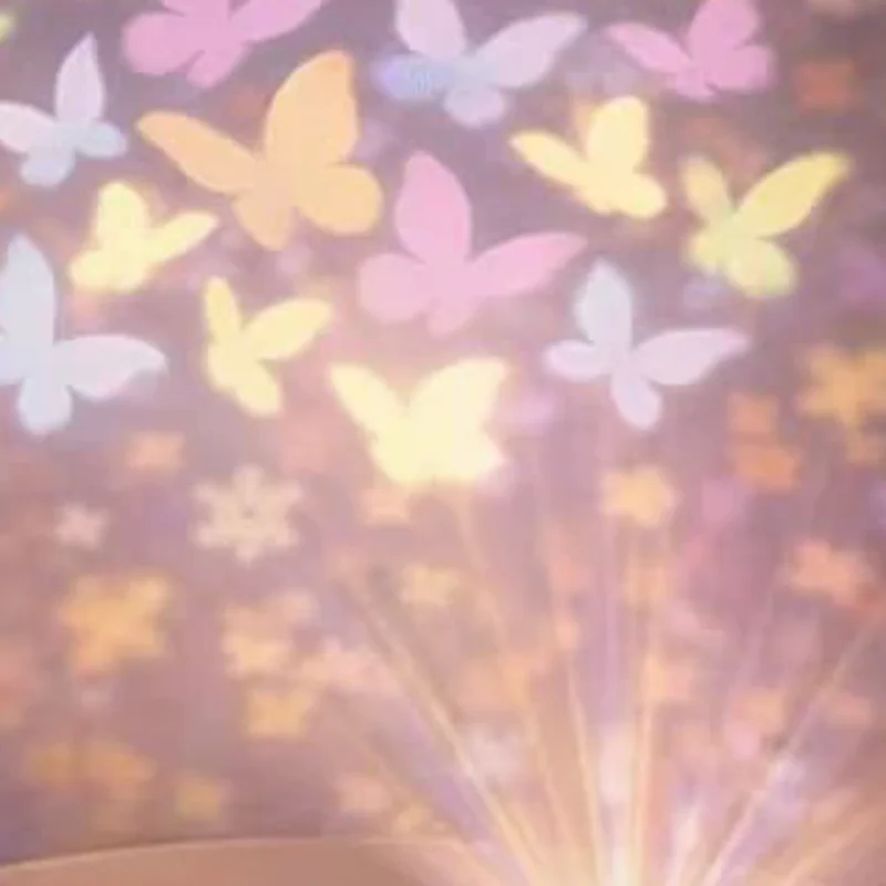 Butterfly LED Projector Light With Vivid Colorful Projection Perfect For Bedroom Living Room Party Home Decoration