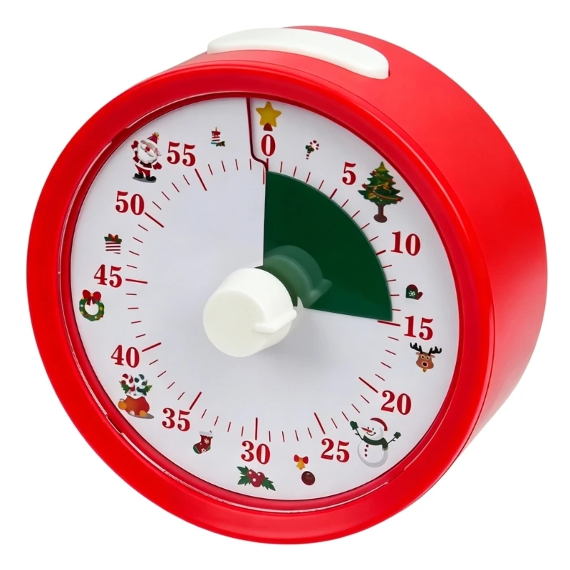Desktop Visual Timer with Clear Count Down Dials, LED Alert for Daily Routines A2BB
