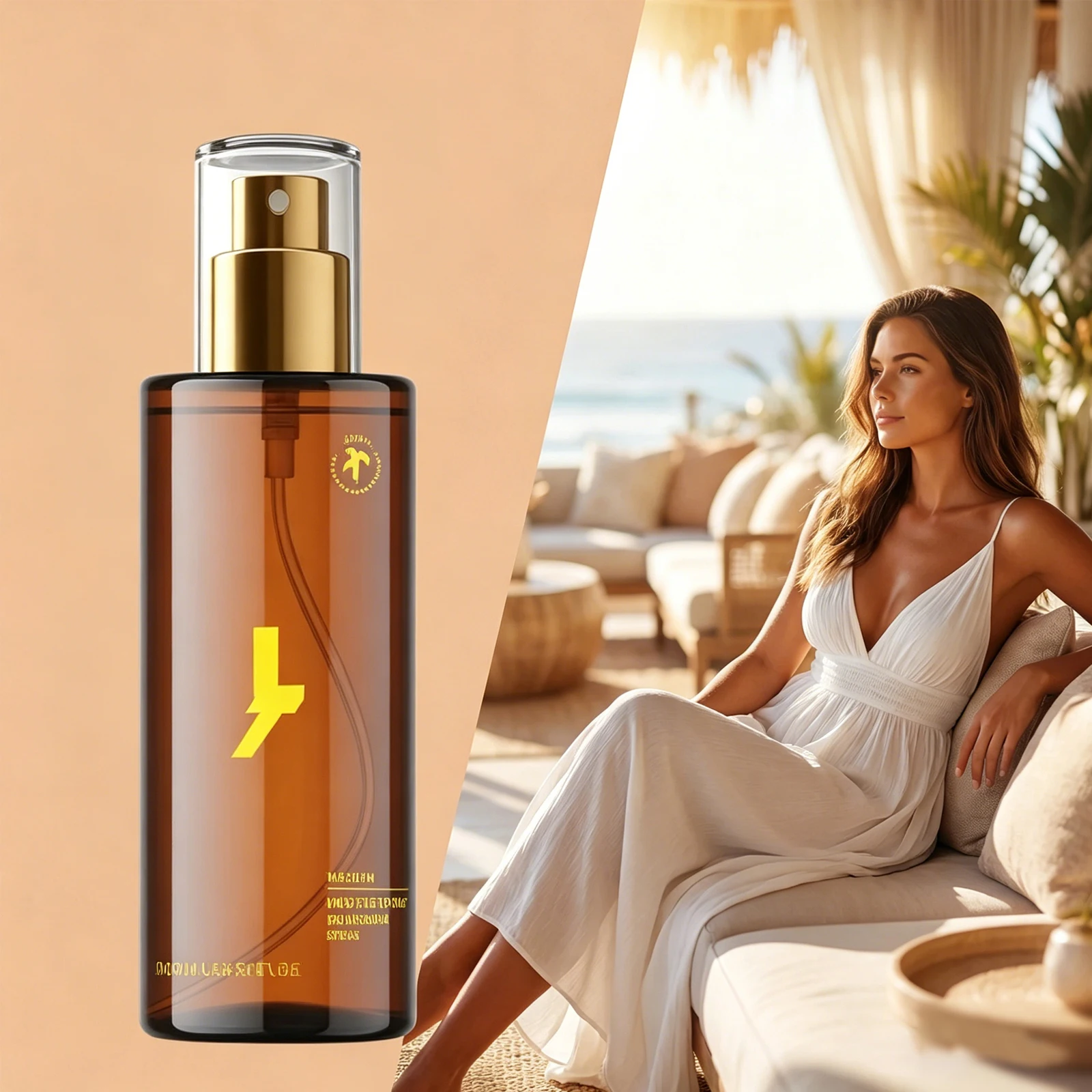 Moisturizing Tanning Spray Absorb Sunlight Self-Tanning Body Long Lasting Bronzer Natural Tanning Boosting Oil For Men Women