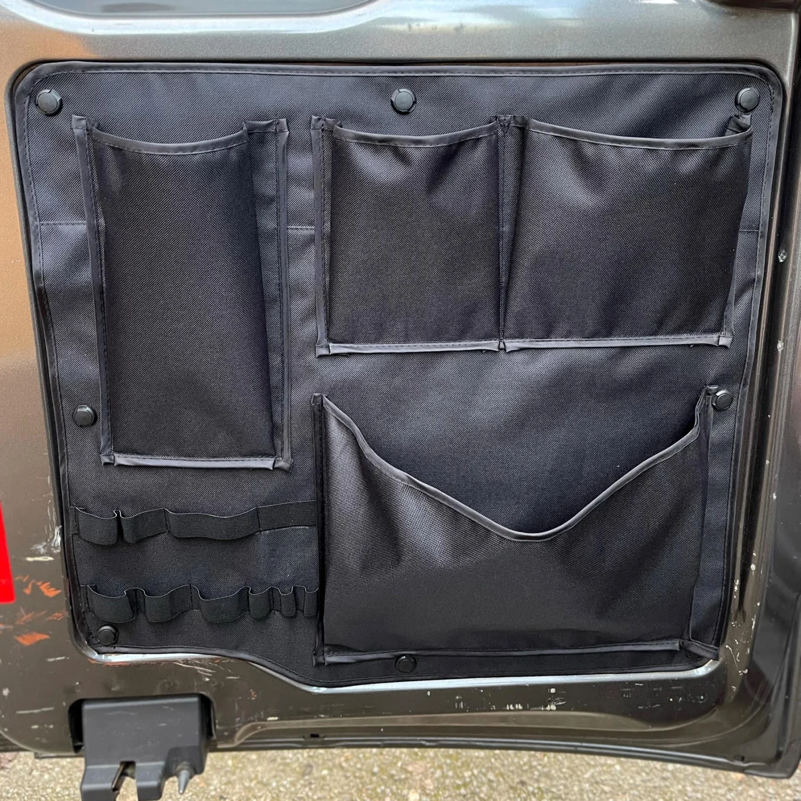 2pcs Truck Tailgate Storage Tool Bag For Ford Transit Complete Barn Door Tool Kit RVs And Vans Tailgate Storage Tool Bag
