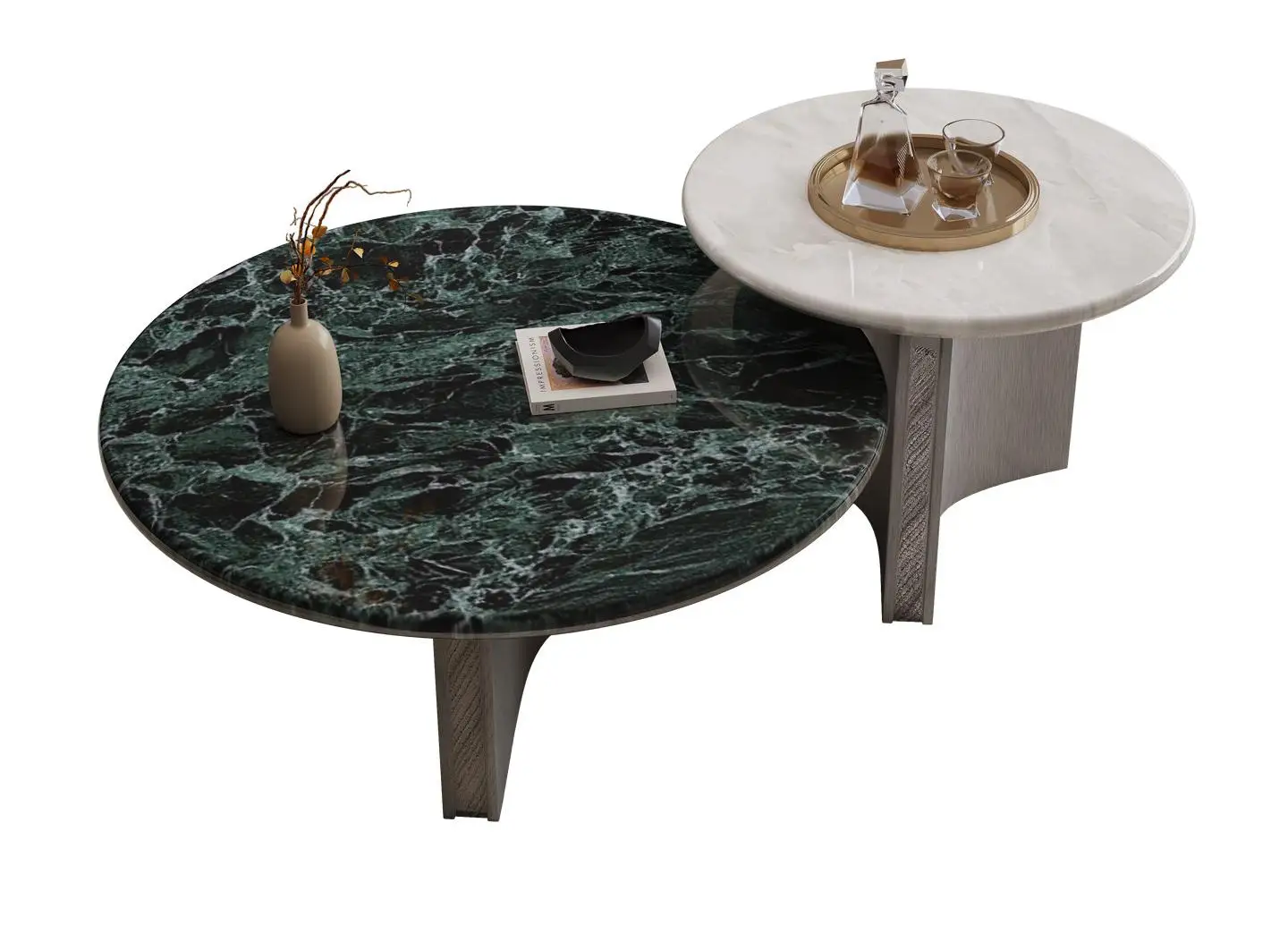 f*-Italian-style Light-luxury Marble Coffee Table Minimalist High-end New Home Furniture for Small Homes Mobile Living Room