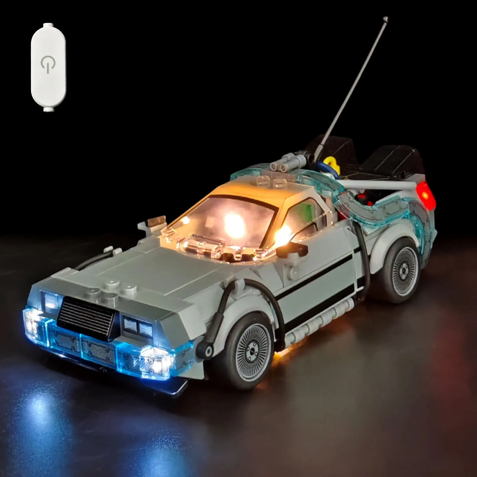 LYBMTWF LED Lighting Kit Compatible with Lego 77256 Back to the Future Time Machine Model (NOT Include Model Bricks)