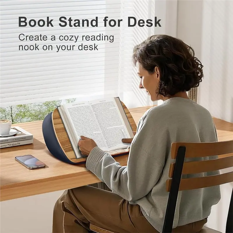 Comfortable For Hands Free Reading Lap Beanbag Book Stand Pillow Stand Minimize Neck Strain