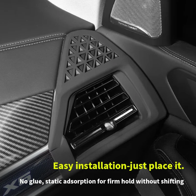 For BMW X5 X6 X7 G05 G06 G07 2023-2025 Car Silicone covers for the air conditioning vents in the interior of the vehicle