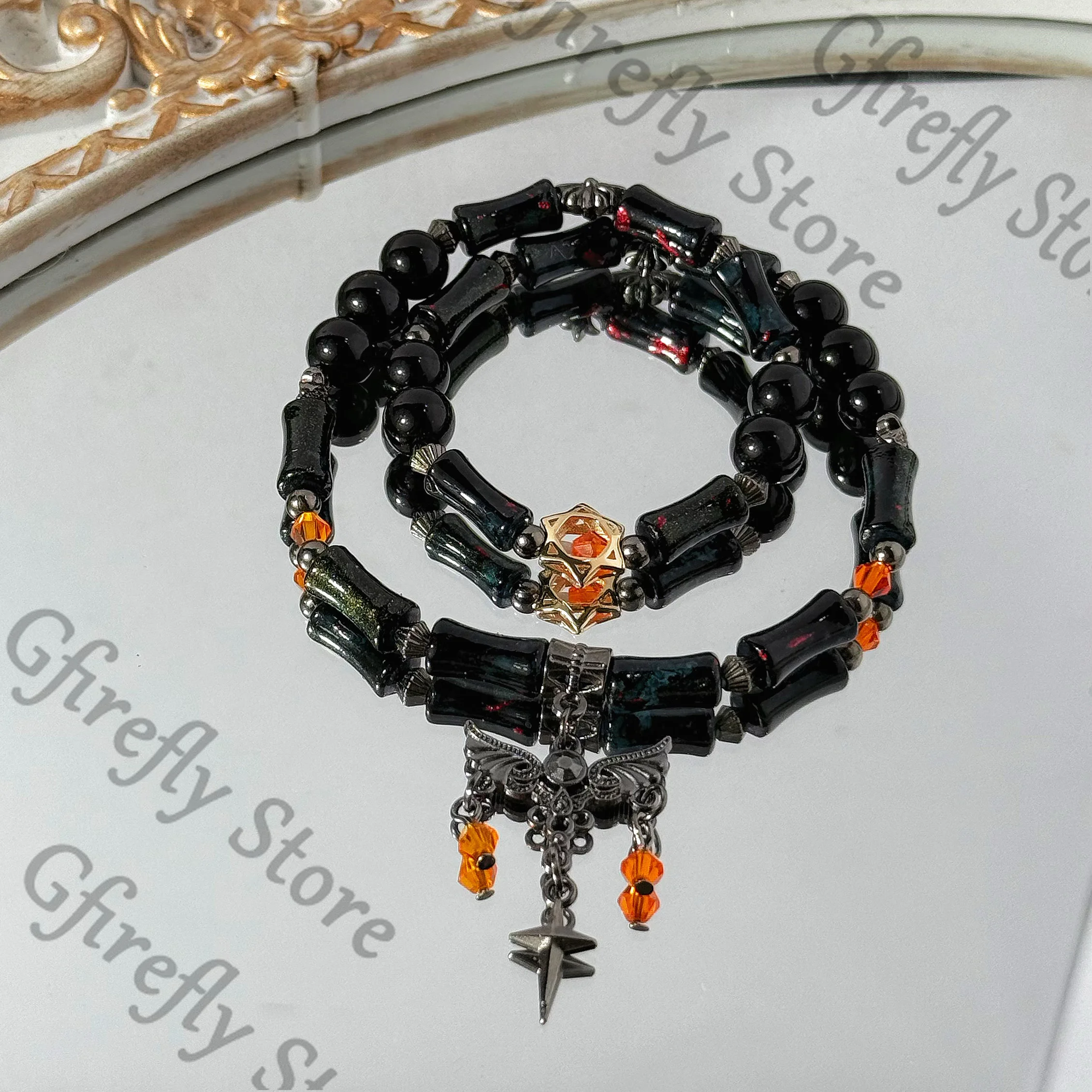 Bracelet Colleagues Hand Chain Love and Deepspace Anime Bangle Caleb Brace Lace Exquisite Souvenir Cosplay Double Circle Gift