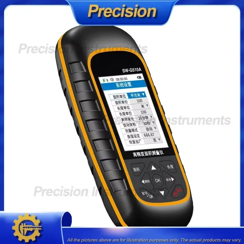 2026 High-Precision GPS Area Measuring Device for Land Forestry Field and Slope with Altitude Measurement