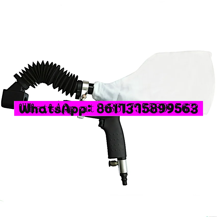 TY13155V Industrial Pneumatic Central Vacuum Drill 3/8 Inch Chuck 550 RPM Pistol Grip Drilling Dust Collection Attachment