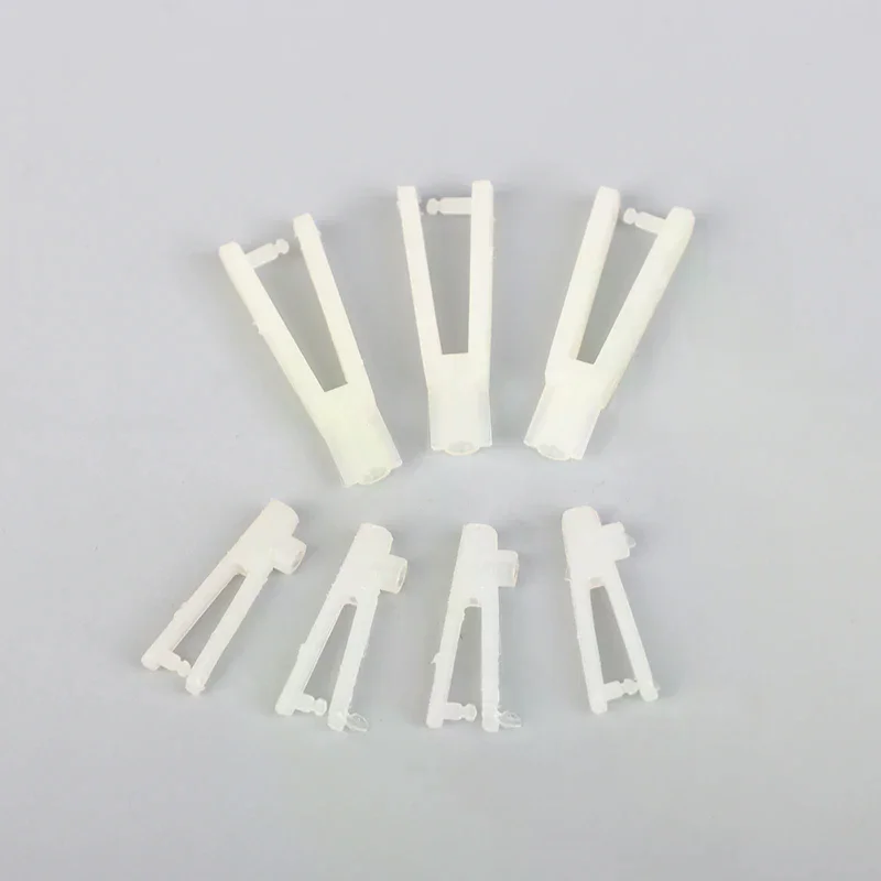 For RC Fixed-wing Remote Control Aircraft FPV Parts 1/2mm U-type Collet Rudder Angle And Tie Rod Connection 20PCS