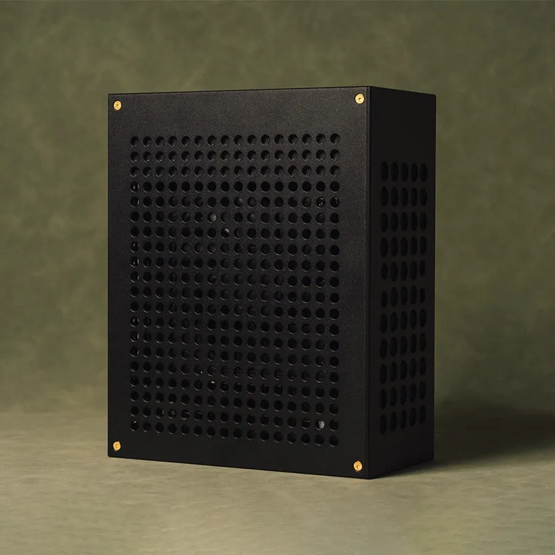 Bug-b1-v2 Half-height Blade Card Aluminum Alloy Felx Small 1u Power Supply Mini Chassis Portable Soft Routing Personalized