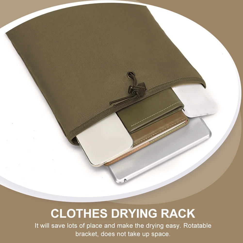 

1Pcs Outdoor Hanging Bag Large Capacity Wear-Resistant Tool Organizer for Hiking Camping Riding Travel Portable Sundry Storage