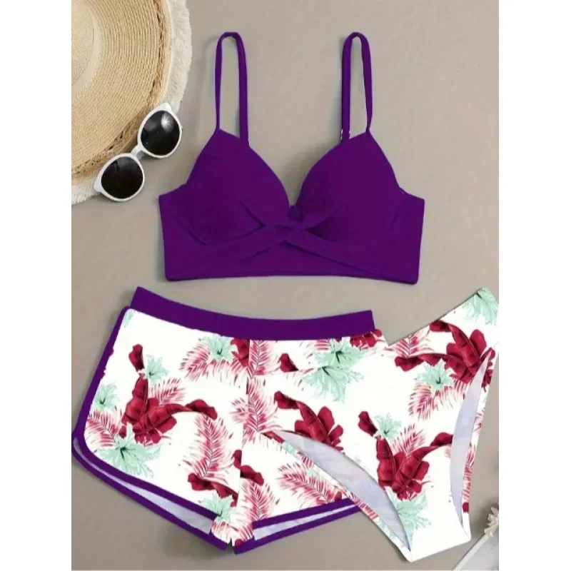 New Women's Sexy Hard-Cup Underwire Push-Up Bikini Swimsuit