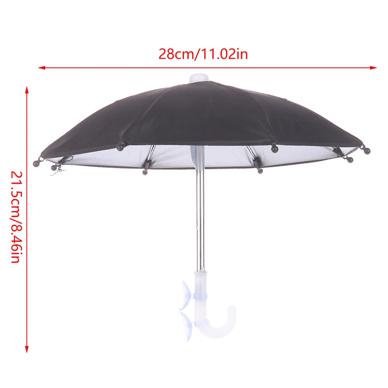 Support de téléphone portable portable pour voiture, mini pare-soleil, étanche à la pluie, décoration de vélo et de moto, support de téléphone portable, prompt ket, parapluie