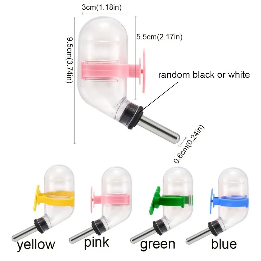 60 مللي موزع مياه الهامستر مانعة للتسرب التلقائي الهامستر زجاجة ماء معلقة الهامستر شارب للأرنب الهامستر السنجاب #6