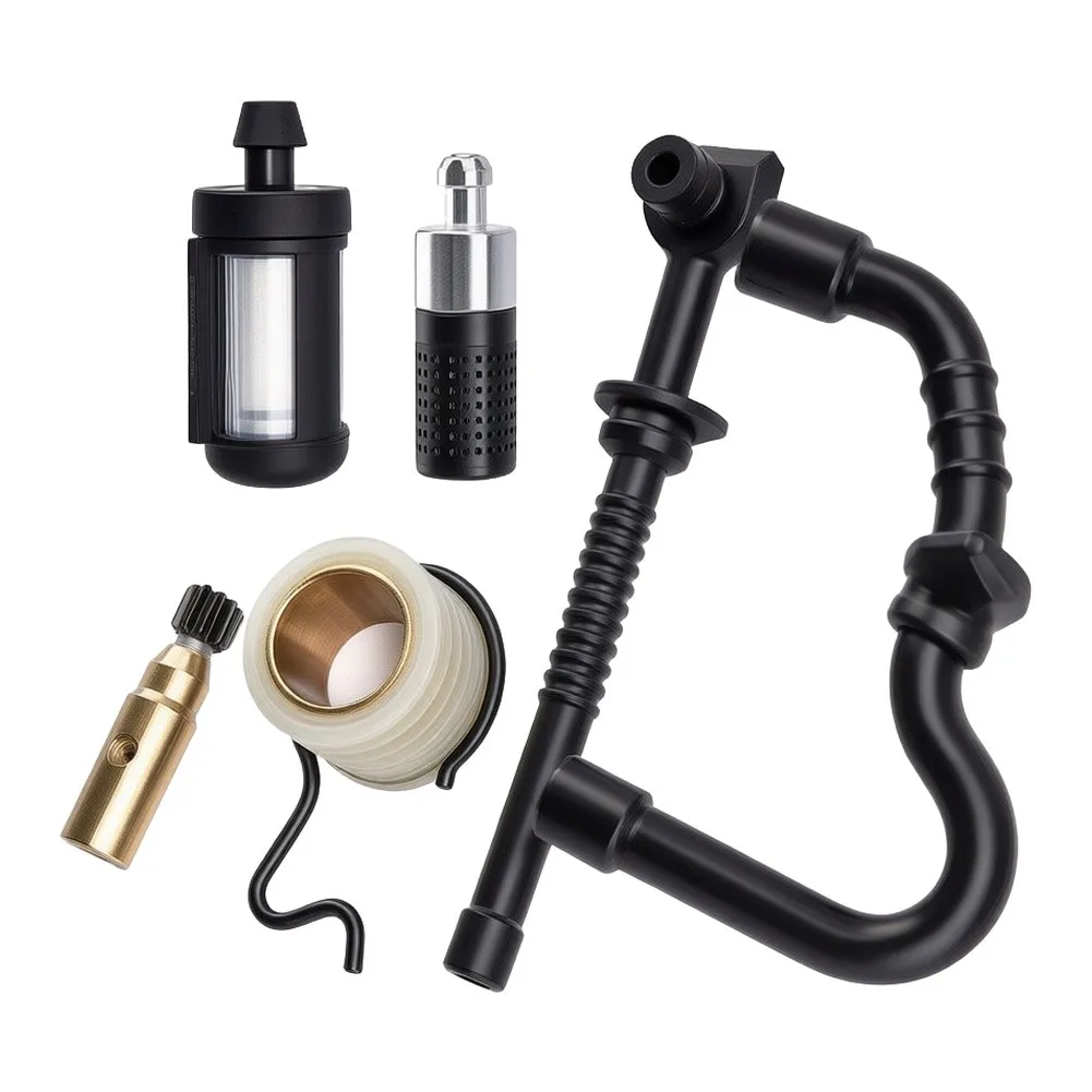 Oil Pump Fuel Line Filter Kit For MS180 MS170 018 017 Chainsaw Maintenance Parts Gear Spring Hose Repair For Service Accessories