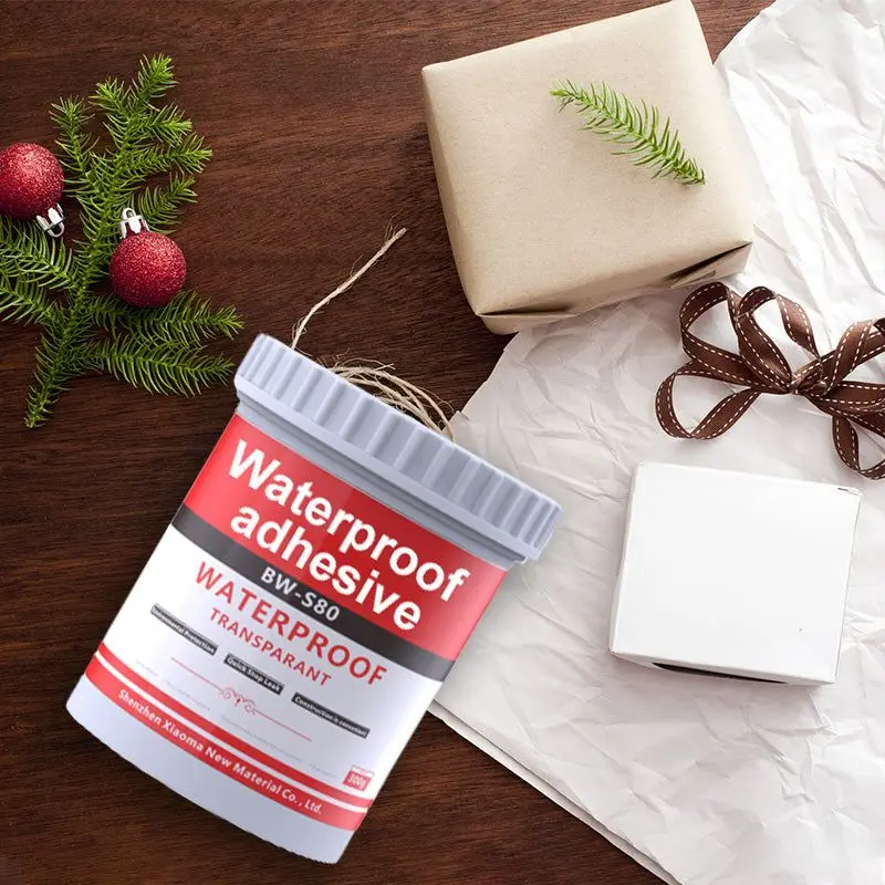 Transparent Waterproof Sealant Fill Seams Cracks Prevent Leakage High Elasticity Flexibility Durable Long Lasting Glue