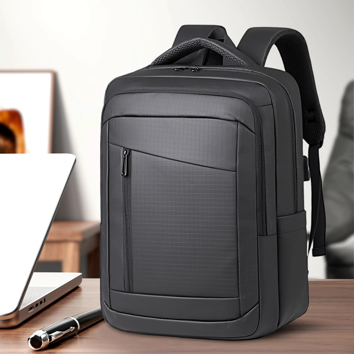 Travel Backpack, Men's Backpack, Large Capacity, Suitable for Business Trips, Can Be Used as Carry-On Luggage, Lightweight Travel Bag for College Students, Women's Backpack