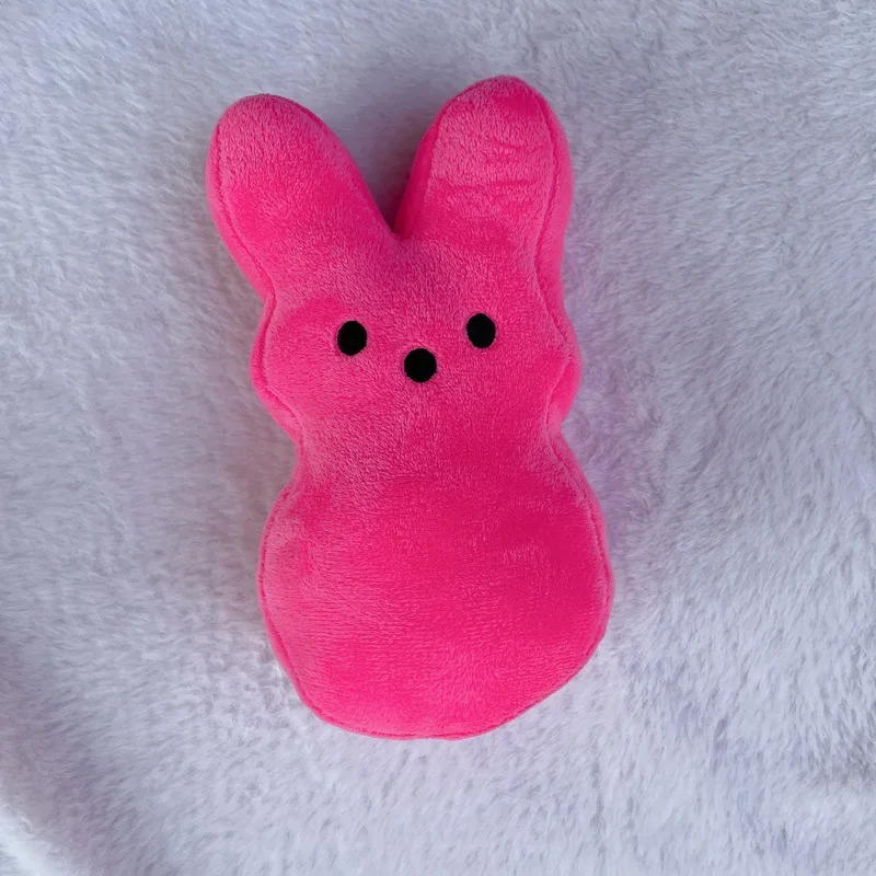 1-3pcs Easter Peeps Bunny Plush Toy Hand Figure Ornament Doll Doll rabbit kids Gift Short Plush PP Cotton