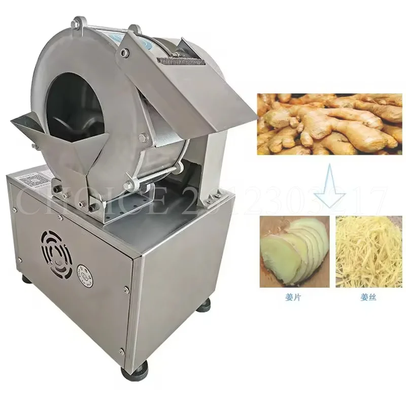 Commercial Vegetable Cutter Machine Kitchen Electric Multifunctional Slicer Food Processor Slicing Onion Carrots Potato Grater