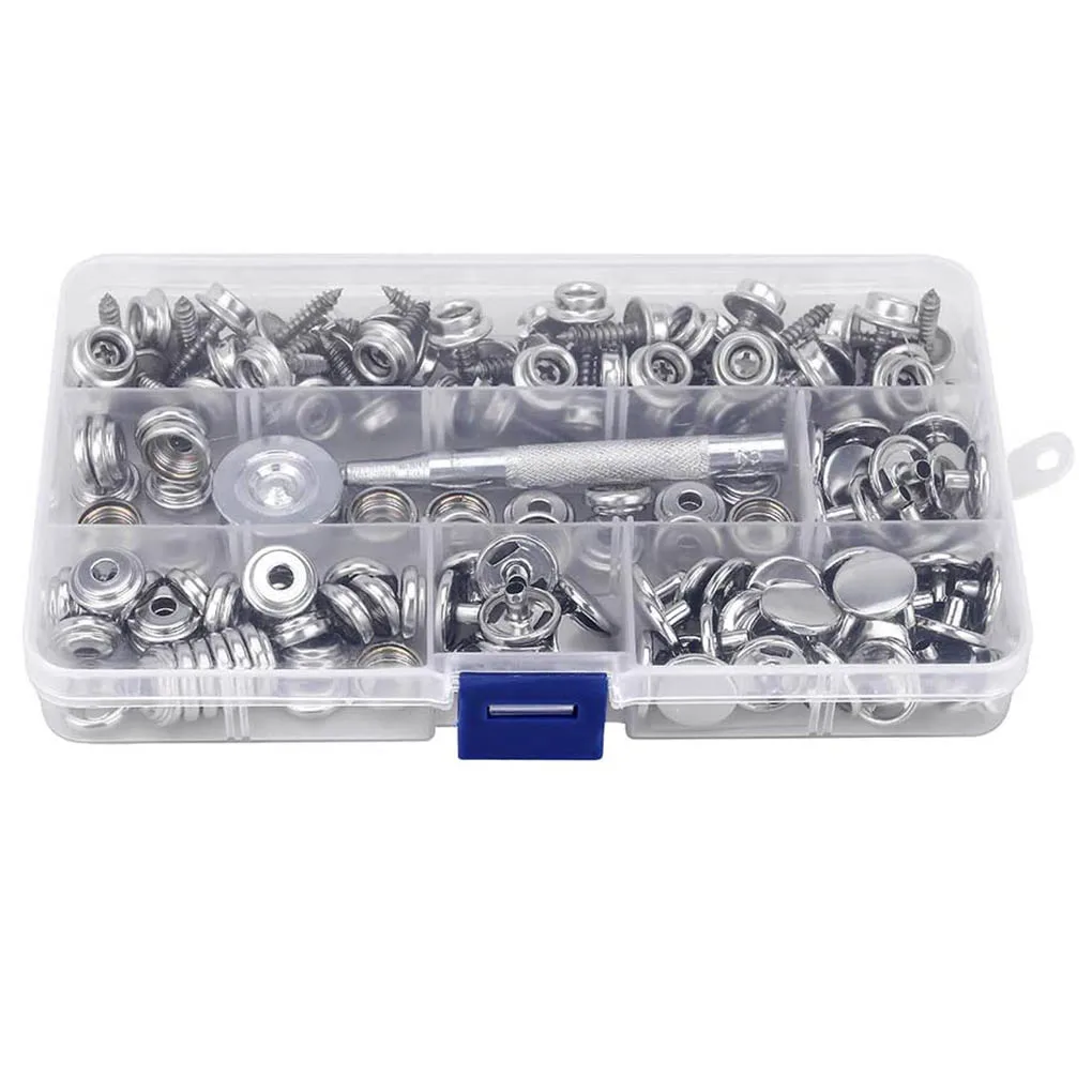 Snap Fastener Buckle Installation Button Replacing Parts Screw Set Type 2