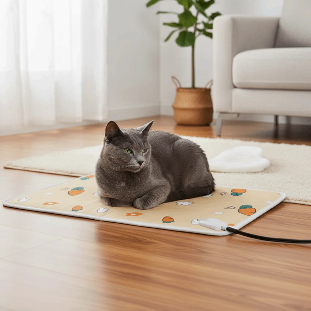 

Bite Proof Pet Electric Blanket Thermostat Control Anti-scratch Cat Heating Pad Cozy Warm Dog Electric Mattress
