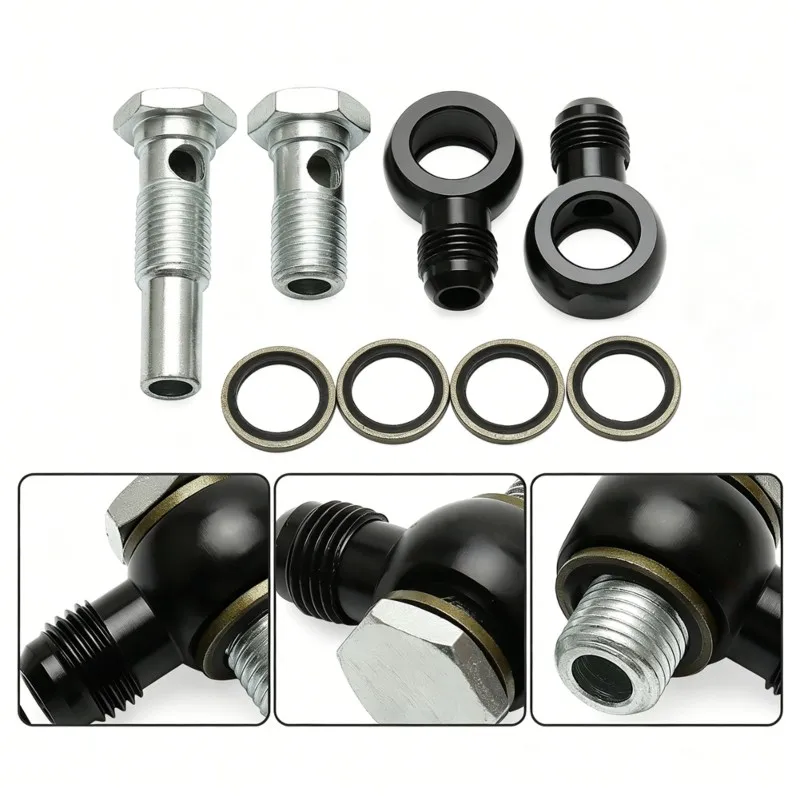 A99F-Oil Cooler Connectors 6AN X 1/4