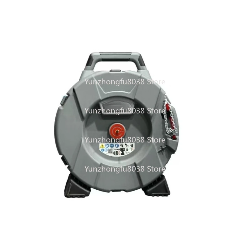 Commercial Electric Drain Cleaner Flexible Shaft Sewer Snake Machine for Grease Clogged Pipes Anti-Tangle Cable Free Shipp