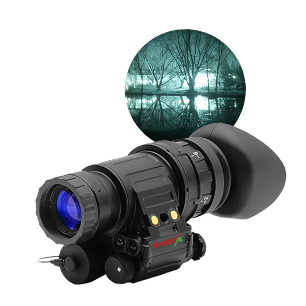 One-Hand Operation Auto Gating PVS 14 Gen 2+ FOM 1400-2000 Optic Anti-Fog Hunting Night Vision Monocular PVS-14