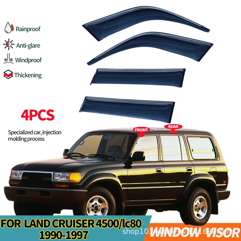 

Suitable for Toyota Land Cruiser 80 rain or shine Lc80 Fj80 1990-1995 Window Visor