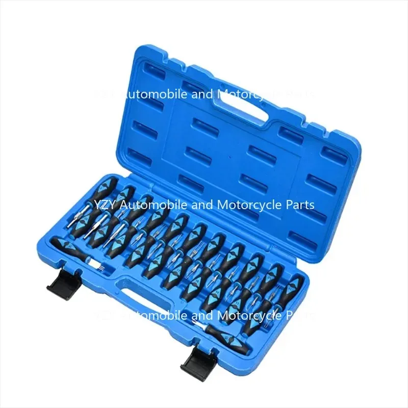 23pcs Car Terminal Disassembly Set Auto Electrical Instrument Wiring Wire Crimp Connector Pin Extractor Removal Keys Hand Tools