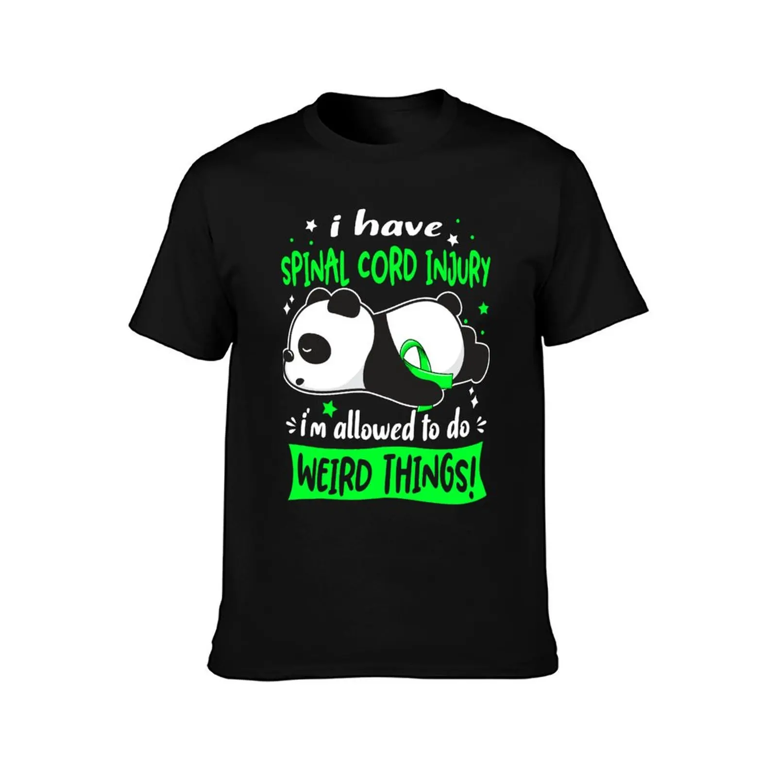 Spinal Cord Injury Warrior I Have Spinal Cord Injury I Am Allowed To Do Weird Things! T-Shirt Thanksgiving Casual Tee T-Shirt
