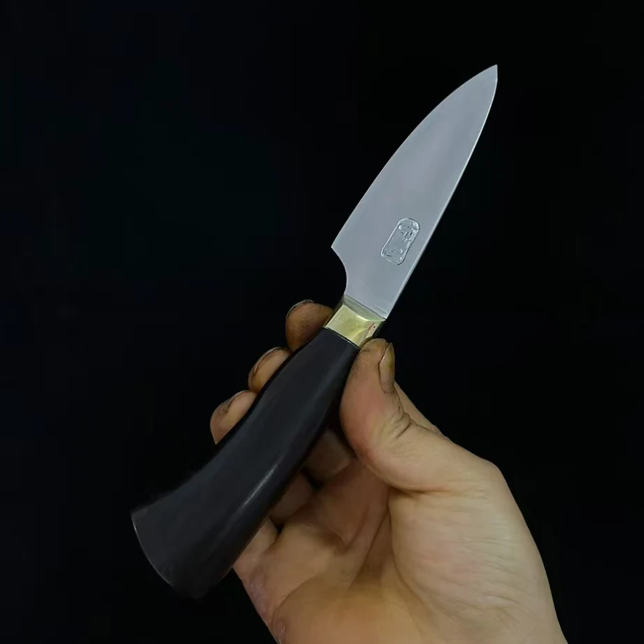 4 Inch Paring Knife 3 Layer BG42 Aviation Special Steel Blade Sharp Utility Cleaver Peeling BBQ Handmade Longquan Kitchen Knives
