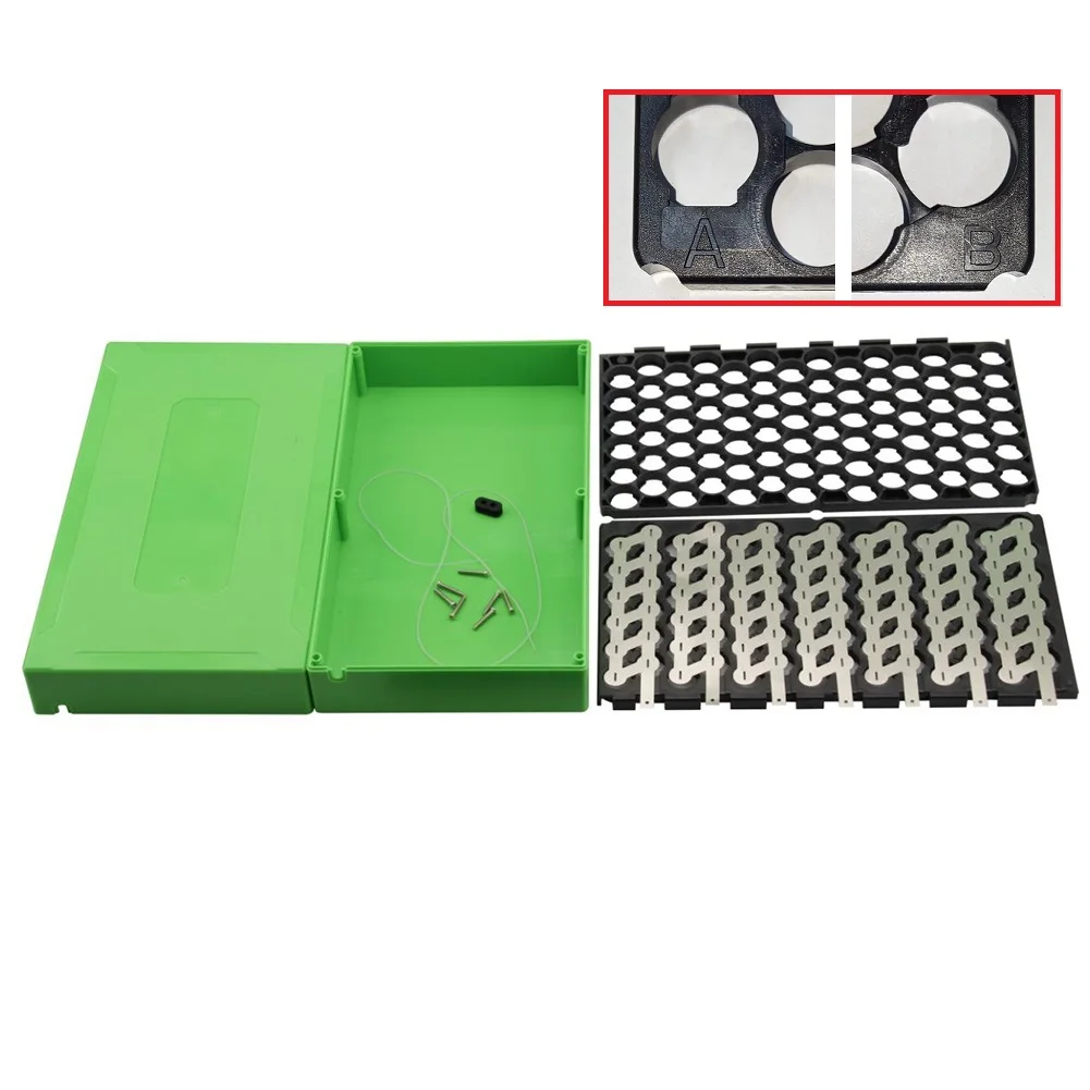 Imagem -02 - Caixa da Bateria do Lítio para E-trotinette Suporte da Bateria da Bicicleta Elétrica Soldadura do Níquel Usa a Caixa da Bateria 14s6p 18 650 14s 48v 52v a