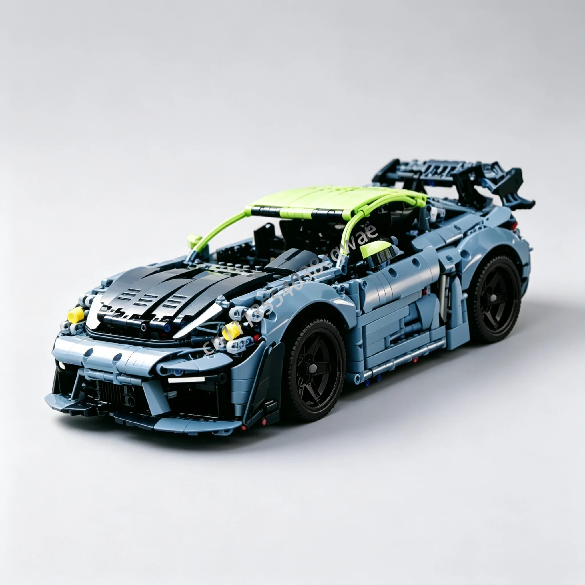 NEW 2519Parts High Performance Track Sports Car Model Building Blocks MOC Puzzle Creative Assembly Toy Gift Collection Display