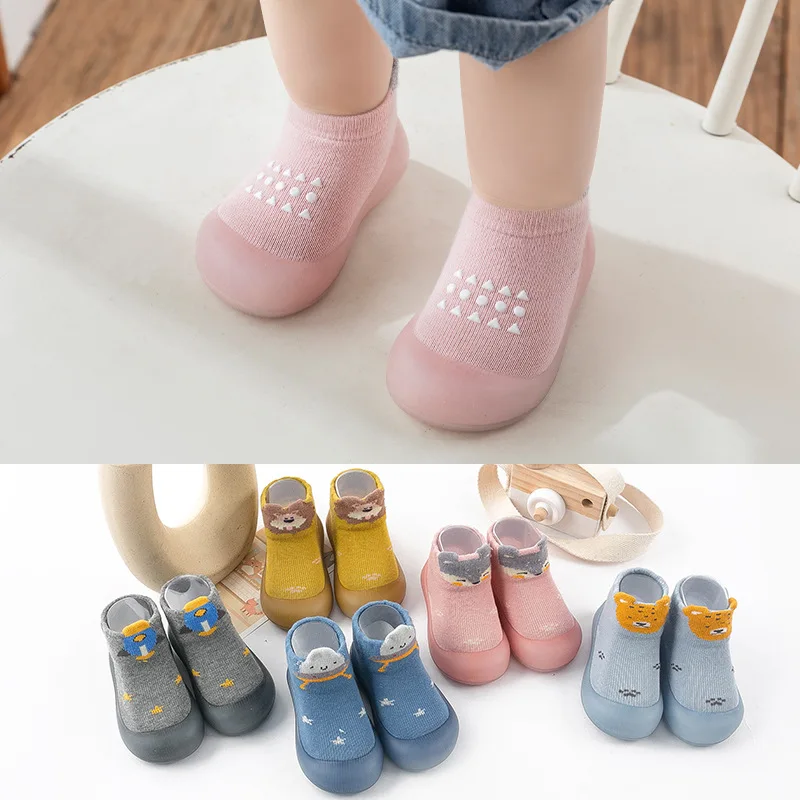 Infant Toddler Toddler Shoes Autumn and Winter Soft-soled Children's Shoes Non-slip Breathable Baby Indoor Floor Socks Shoes