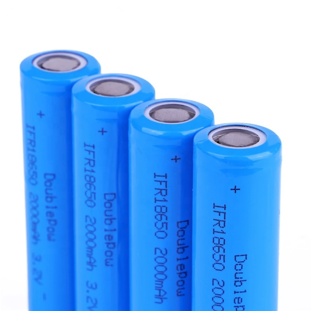 High Capacity IFR 18650 2000mAh 3.2V Lifepo4 Li-ion Battery Cell for Power Storage Device