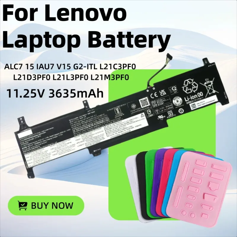 

11,25 В 3635 мАч для Lenovo Ideapad 14 ALC7 15 IAU7 V15 G2-ITL L21C3PF0 L21D3PF0 L21L3PF0 L21M3PF0 Аккумулятор для ноутбука