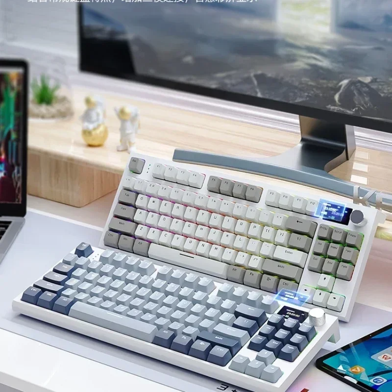 

Attack Shark K86 Mechanical Keyboard Customized Tri Mode Examination Bluetooth Wireless Gasket Structure Full Key Hot Plug Game