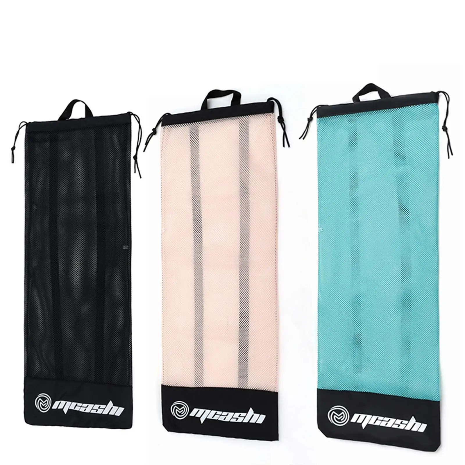 

Diving Fins Bag Mesh Drawstring Closure Snorkeling Gear Travel Shoulder Bag Portable Underwater Equipment Carrier for Adults