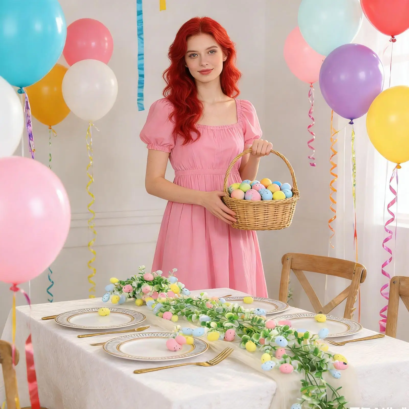 

Пасхальная гирлянда для яиц, 2 шт., пасхальное яйцо, весенняя гирлянда, украшение, праздничное украшение для дома, вечеринки, настенный камин, камин