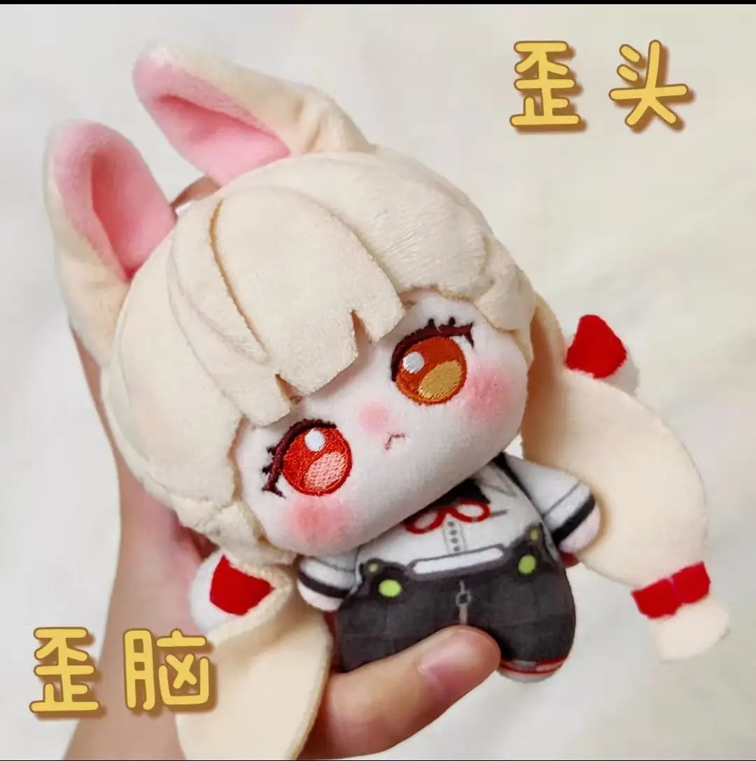 10CM Anime Zenless Zone Zero Alice Thymefield Cosplay Boneka Plushie Katun Lucu Gantungan Kunci Tas Ransel Hadiah Ulang Tahun