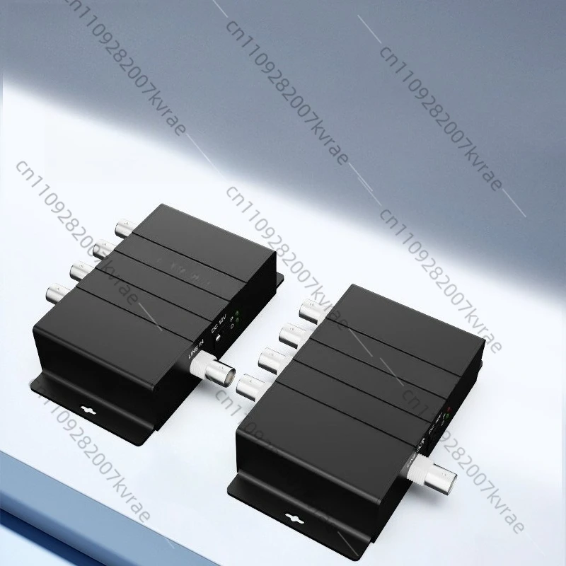 1pcs Analog four-way video multiplexer, surveillance camera 1 drag 4 signal stacker, one-line pass composite