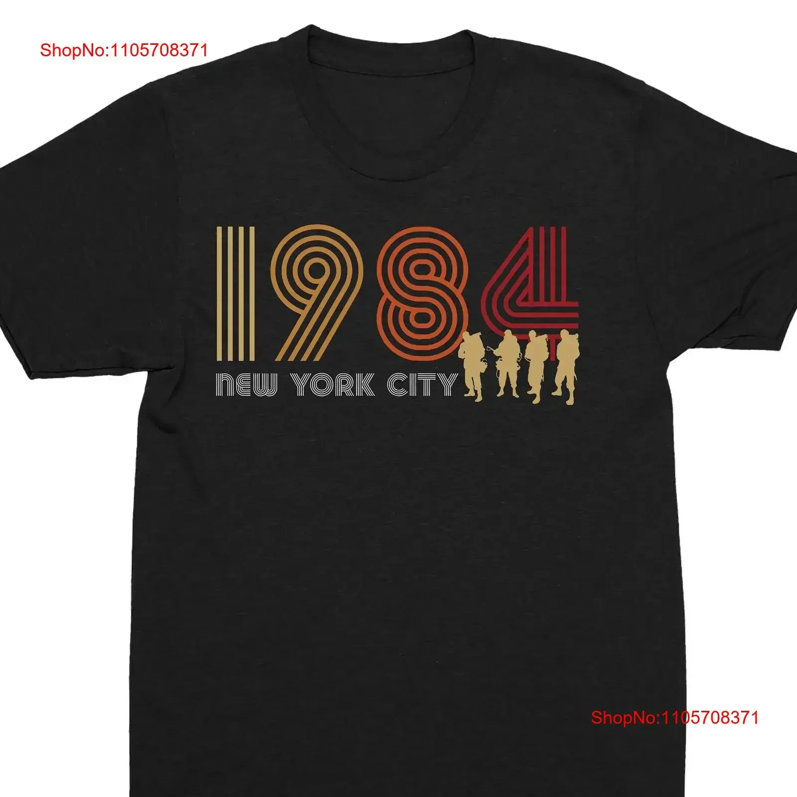 Ghost Busting T Shirt 1984 New York City Adults Funny Movie Parody Mens Pop Culture vintage Washed Breathable Casual Slightly