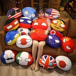 10Cm Country Ball Pluche Hanger Speelgoed Plushie Pop Countryball Ussr Usa France Rusland Uk Japan Germany Italië Korea Geschenken Voor Kinderen