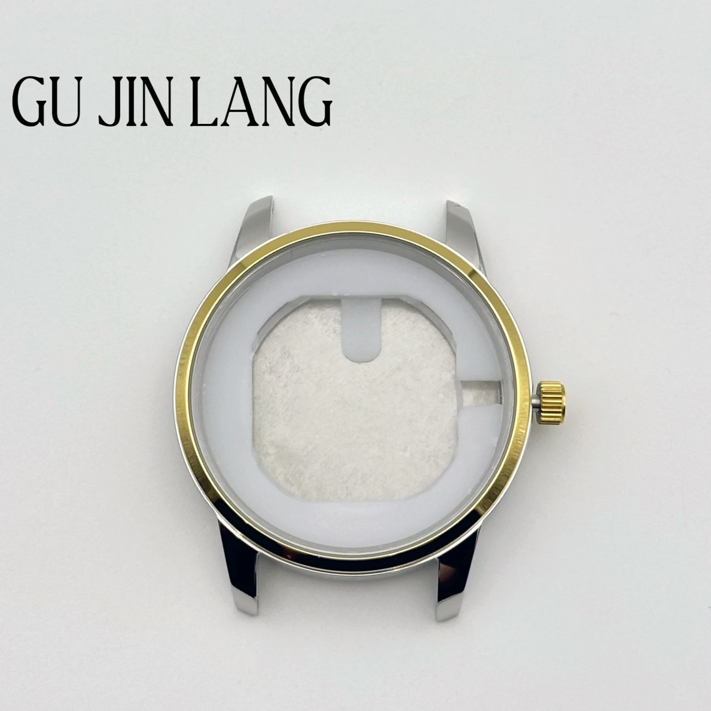

40.5mm stainless steel quartz case adapts to VJ42 movement
