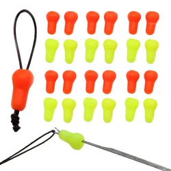 30pcs Carp Fishing Accessories Connectors Dacron Beads Fit Fishing Tackle Boxe For 8~10mm Solid Elastic Dacron Carp Fish Tackle