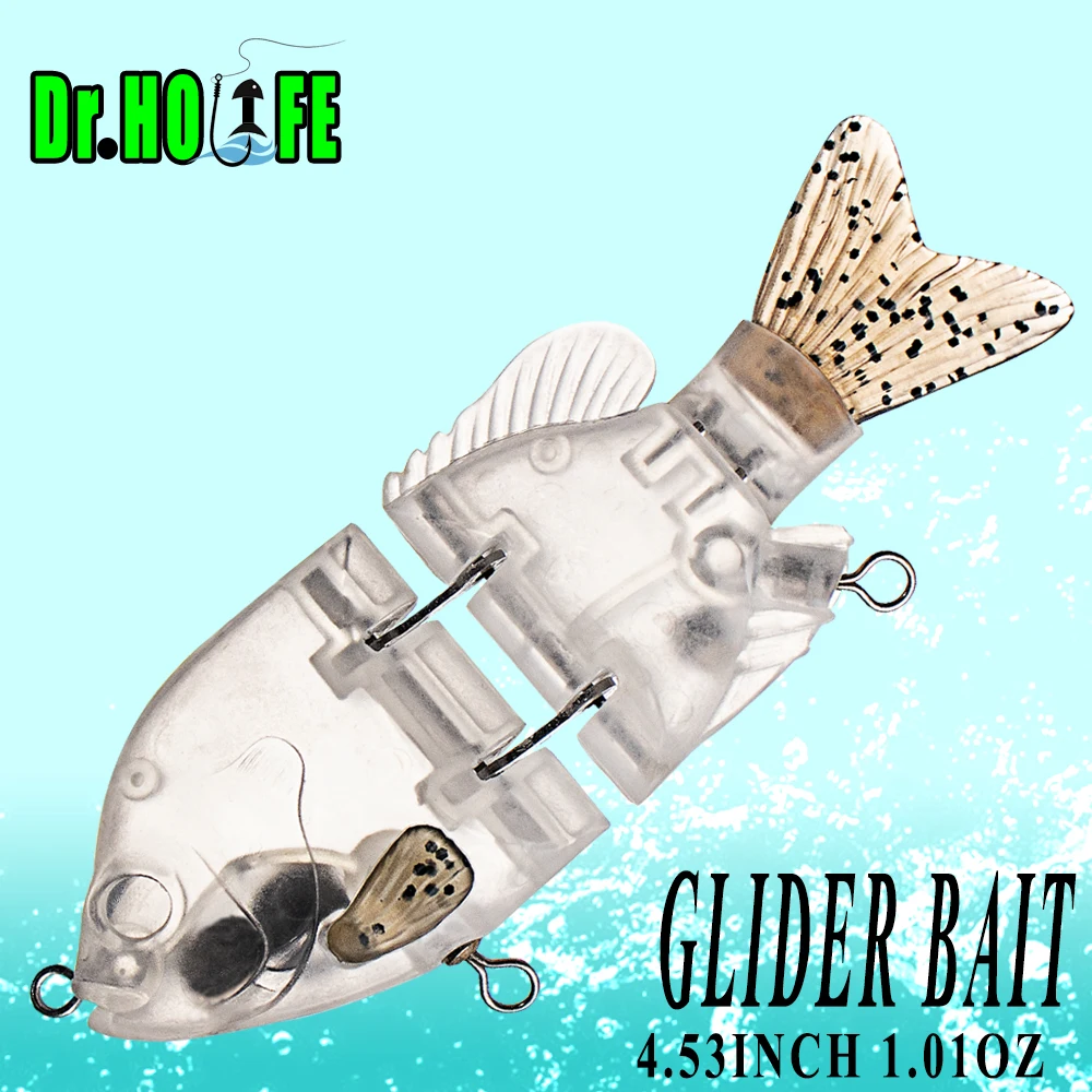 

Dr.Holife, 5 шт./лот, приманка для планера с большой игрой, неокрашенная приманка для планера, 11,5 см, 28,5 г, искусственная жесткая приманка с мягким хвостом для приманок «сделай сам»
