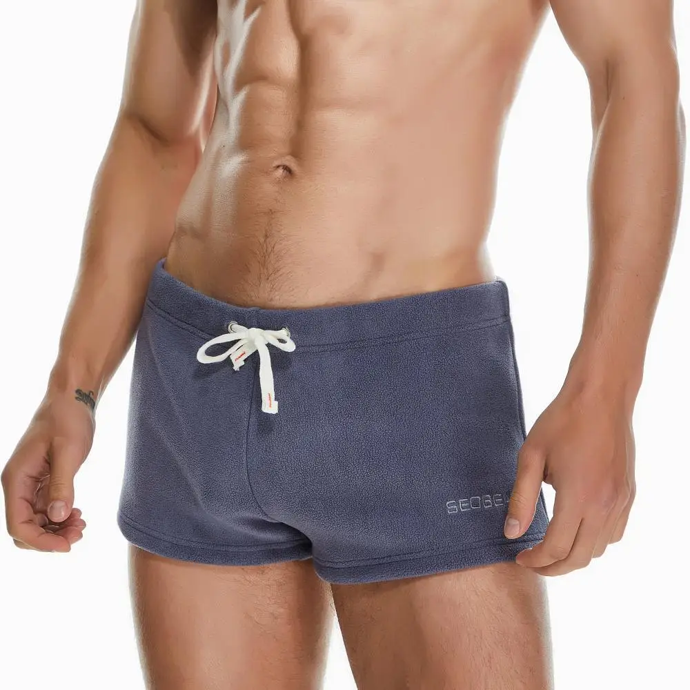 Seobean Heren Pyjama 'S Short Slaapbroek Boxershort Homewear Ondergoed Heren Gym Fitness Korte Broek Met Trekkoord Voor Man