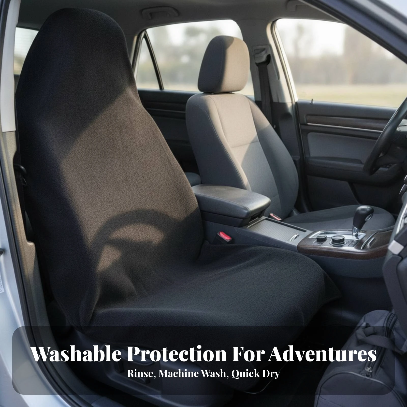 Car Seat Cover Waterproof Car Seat Towel Cover Non-Slip Machine Washable for Athletes, Post-Workout, Beach Trips